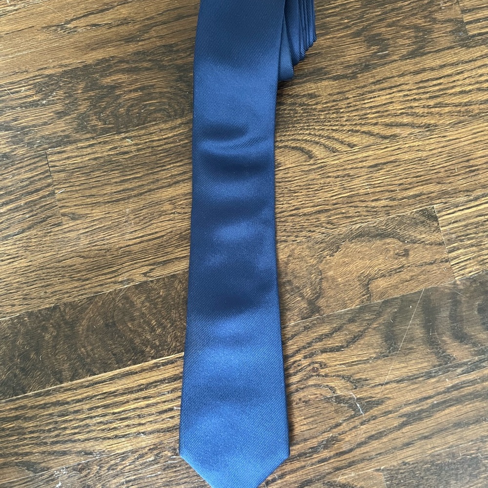 DKNY Navy Blue Neck Tie